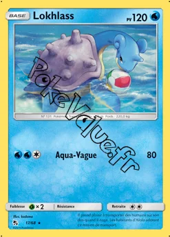 Carte Pokémon Lokhlass n°17 de la série Destinées Occultes
