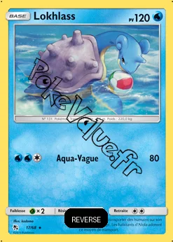 Carte Pokémon Lokhlass Reverse n°17 de la série Destinées Occultes