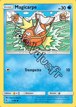 Carte Pokémon Magicarpe n°15 de la série Destinées Occultes