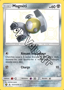 Carte Pokémon Magnéti n°SV27 de la série Destinées Occultes