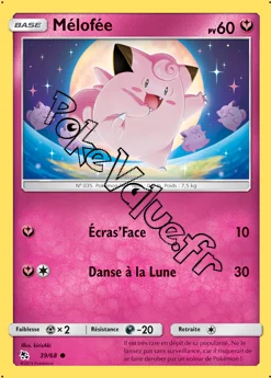 Carte Pokémon Mélofée n°39 de la série Destinées Occultes