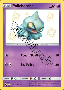 Carte Pokémon Polichombr n°SV16 de la série Destinées Occultes