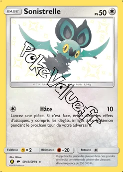 Carte Pokémon Sonistrelle  n°SV43 de la série Destinées Occultes