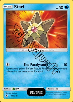 Carte Pokémon Stari Reverse n°13 de la série Destinées Occultes