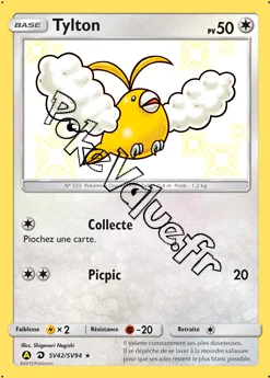 Carte Pokémon Tylton n°SV42 de la série Destinées Occultes