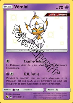 Carte Pokémon Vémini n°SV19 de la série Destinées Occultes