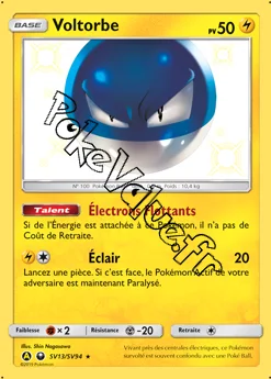 Carte Pokémon Voltorbe  n°SV13 de la série Destinées Occultes
