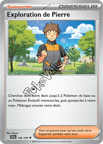 Carte Pokémon Exploration de Pierre n°146 de la série Aventures Ensemble