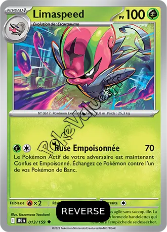 Carte Pokémon Limaspeed  Reverse n°013 de la série Aventures Ensemble