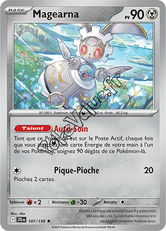 Carte Pokémon Magearna  n°107 de la série Aventures Ensemble