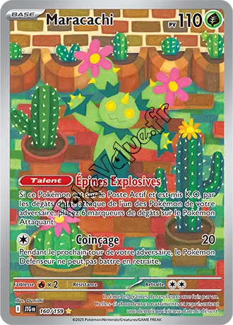 Carte Pokémon Maracachi  n°160 de la série Aventures Ensemble