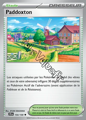 Carte Pokémon Paddoxton n°154 de la série Aventures Ensemble