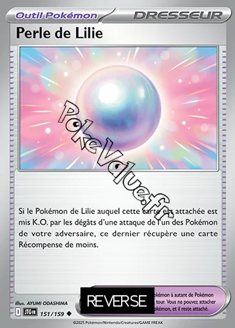 Carte Pokémon Perle de Lilie Reverse n°151 de la série Aventures Ensemble