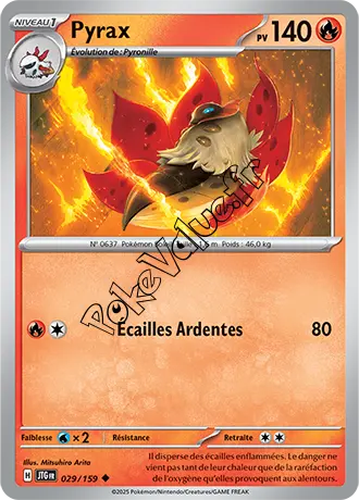 Carte Pokémon Pyrax  n°029 de la série Aventures Ensemble