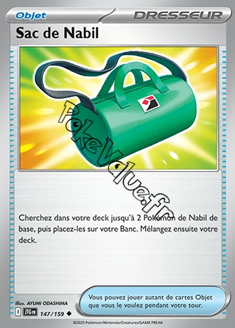 Carte Pokémon Sac de Nabil n°147 de la série Aventures Ensemble