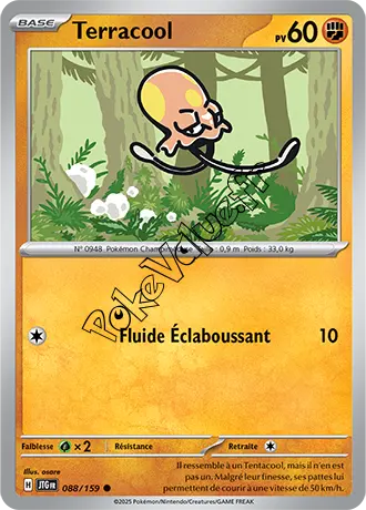 Carte Pokémon Terracool  n°088 de la série Aventures Ensemble