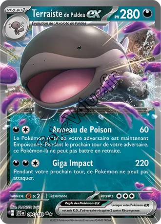Carte Pokémon Terraiste de Paldea ex  n°094 de la série Aventures Ensemble