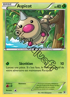 Carte Pokémon Maillet Écrasant n°34 de la série Bienvenue à Kalos