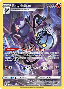 Carte Pokémon Lugulabre  n°TG04 de la série Origine Perdue