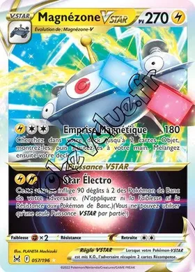 Carte Pokémon Magnézone VSTAR  n°057 de la série Origine Perdue