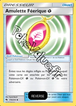 Carte Pokémon Amulette Féerique Reverse n°174 de la série Tonnerre Perdu
