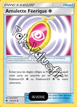 Carte Pokémon Amulette Féerique Reverse n°175 de la série Tonnerre Perdu