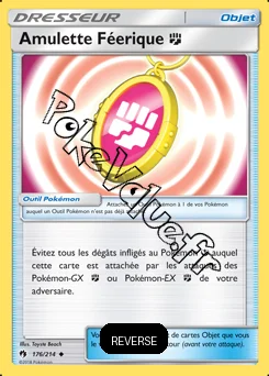 Carte Pokémon Amulette Féerique Reverse n°176 de la série Tonnerre Perdu