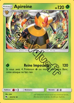Carte Pokémon Apireine n°32 de la série Tonnerre Perdu