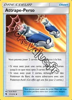 Carte Pokémon Attrape Perso n°171 de la série Tonnerre Perdu