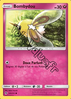 Carte Pokémon Bombydou n°145 de la série Tonnerre Perdu