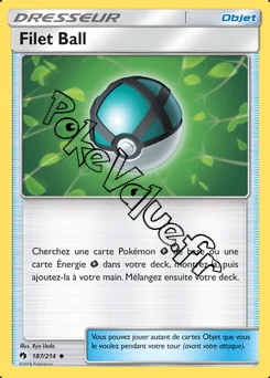 Carte Pokémon Filet Ball n°187 de la série Tonnerre Perdu