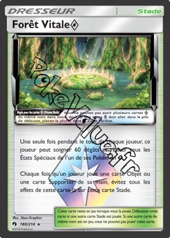 Carte Pokémon Forêt Vitale n°180 de la série Tonnerre Perdu