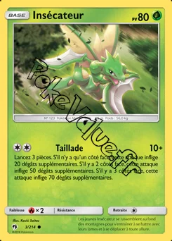 Carte Pokémon Insécateur n°3 de la série Tonnerre Perdu
