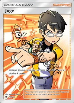 Carte Pokémon Juge n°209 de la série Tonnerre Perdu