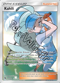 Carte Pokémon Kahili n°210 de la série Tonnerre Perdu