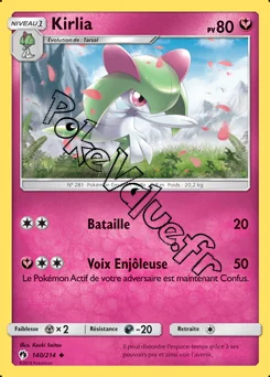 Carte Pokémon Kirlia  n°140 de la série Tonnerre Perdu