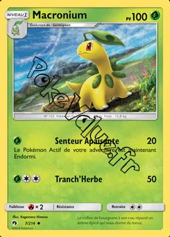 Carte Pokémon Macronium n°7 de la série Tonnerre Perdu