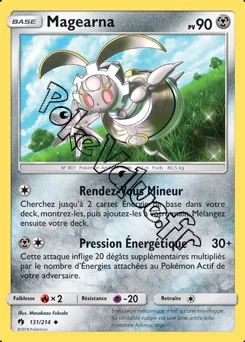 Carte Pokémon Magearna  n°131 de la série Tonnerre Perdu