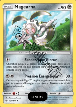 Carte Pokémon Magearna  Reverse n°131 de la série Tonnerre Perdu