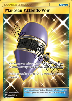 Carte Pokémon Marteau Attends Voir n°236 de la série Tonnerre Perdu