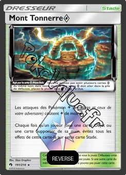 Carte Pokémon Mont Tonnerre Reverse n°191 de la série Tonnerre Perdu