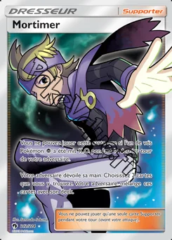 Carte Pokémon Mortimer n°212 de la série Tonnerre Perdu