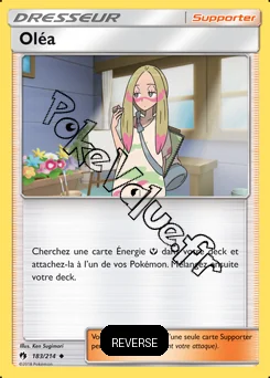 Carte Pokémon Oléa Reverse n°183 de la série Tonnerre Perdu