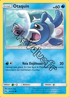 Carte Pokémon Otaquin n°64 de la série Tonnerre Perdu