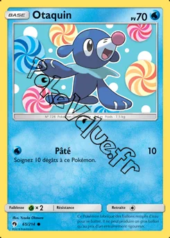 Carte Pokémon Otaquin n°65 de la série Tonnerre Perdu