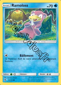 Carte Pokémon Ramoloss  n°54 de la série Tonnerre Perdu