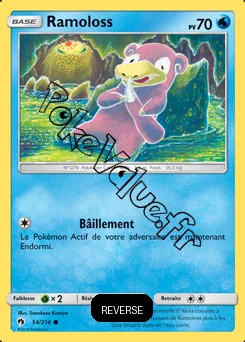 Carte Pokémon Ramoloss  Reverse n°54 de la série Tonnerre Perdu