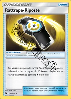 Carte Pokémon Rattrape Riposte n°170 de la série Tonnerre Perdu