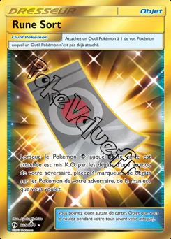 Carte Pokémon Rune Sort n°235 de la série Tonnerre Perdu