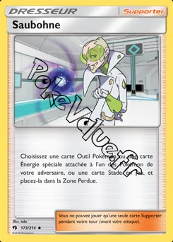 Carte Pokémon Saubohne n°173 de la série Tonnerre Perdu